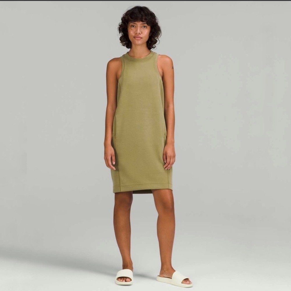 Lululemon | Softstreme Back In Action Dress Bronze Green Size 4‎